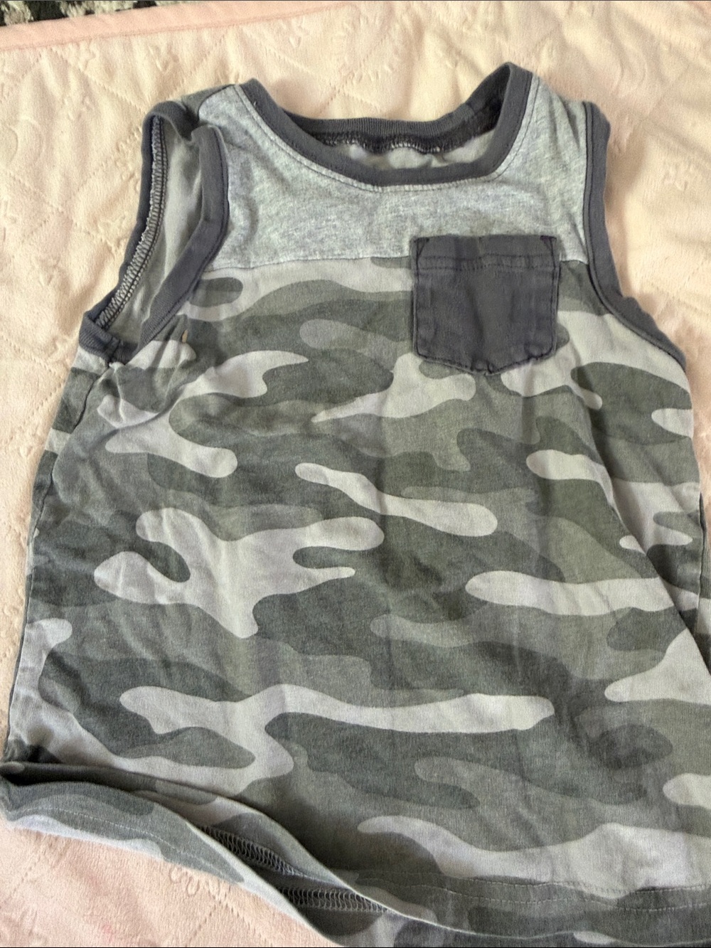 Cat & Jack Boys' Mixed Long Sleeve & Tank Tops - Navy, Gray, Green, Red size 3T - Picture 7 of 8